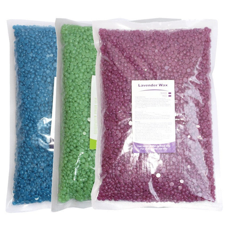 Solid Hard Wax Paper-free Wax Therapy Granules Honey Bean Full Body Hair Removal