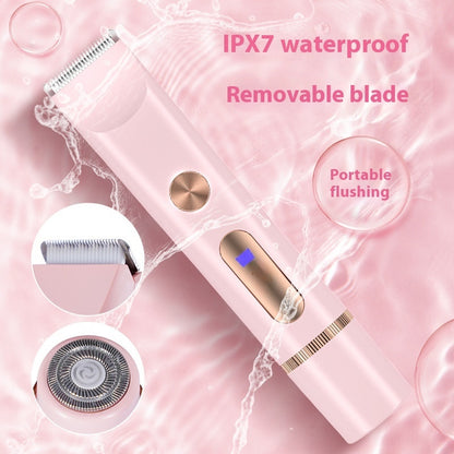 2 in 1 Electric shaver for women | Double-headed Lady Shaver Electric Mute