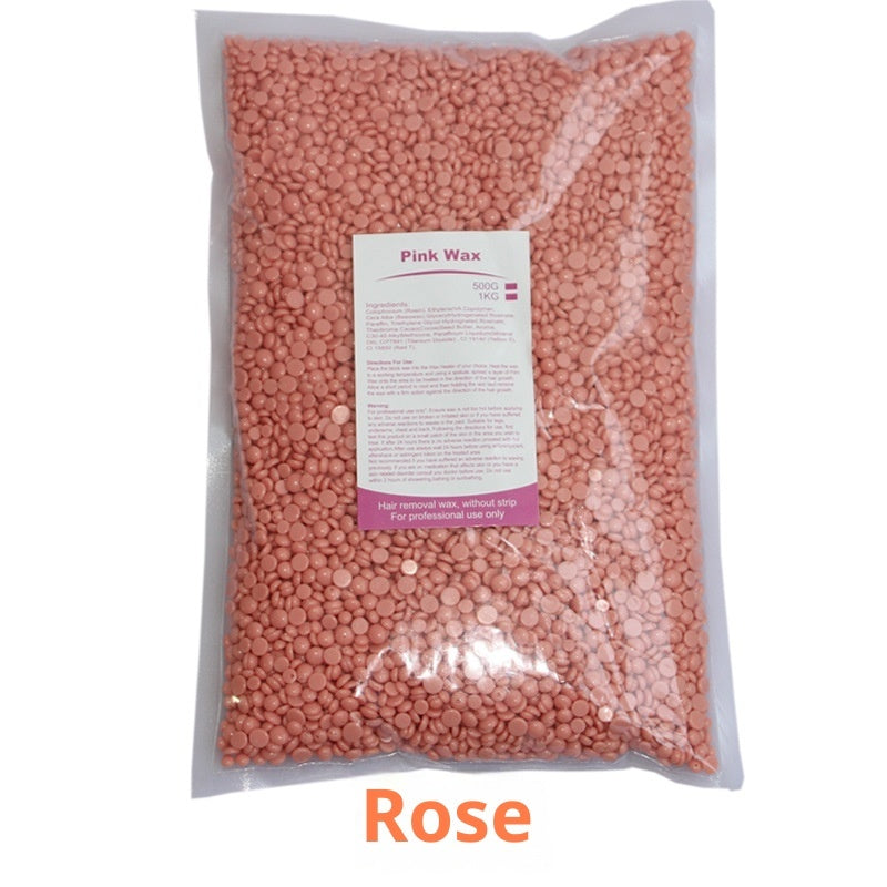 Solid Hard Wax Paper-free Wax Therapy Granules Honey Bean Full Body Hair Removal