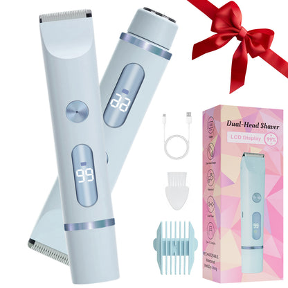 2 in 1 Electric shaver for women | Double-headed Lady Shaver Electric Mute